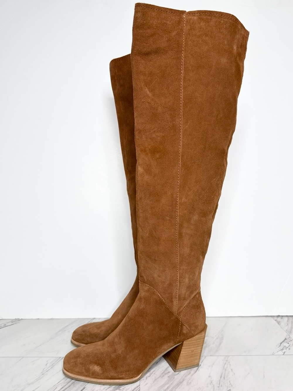 Treasure & Bond Dylan Brown Suede Heeled Tall Boot 6M